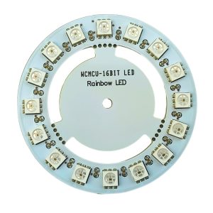 Moduł z 16 diodami-LED-RGB WS2811 Okragły